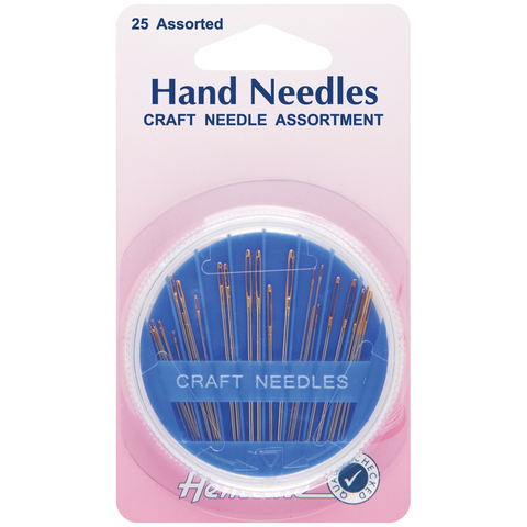 Hemline Hand Needles Craft Compact Assortment