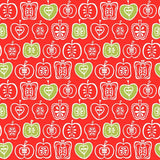 Makower Juicy 1344/R Apples Red