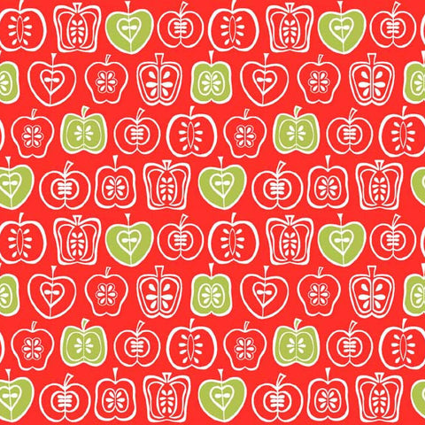 Makower Juicy 1344/R Apples Red