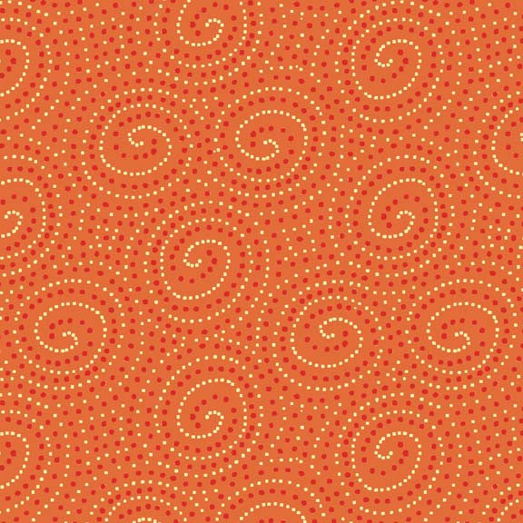 Makower Beth Studley Walkabout 1385/N Spiral Orange