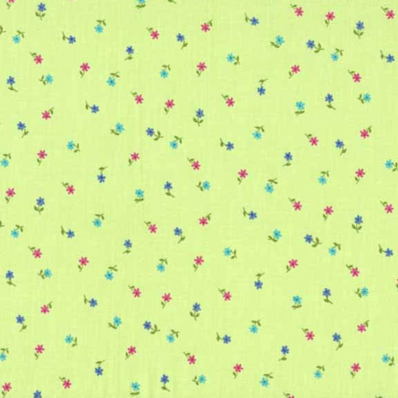 Makower Alison's Flowers 1437/G Spaced Daisy