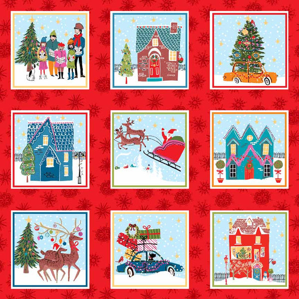 CHRISTMAS Makower Wonderland 14601 Labels