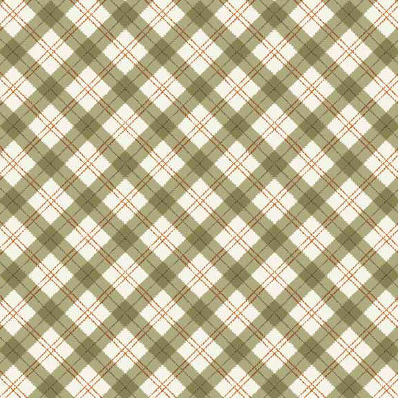 Makower Sherwood 1502/G Plaid Green