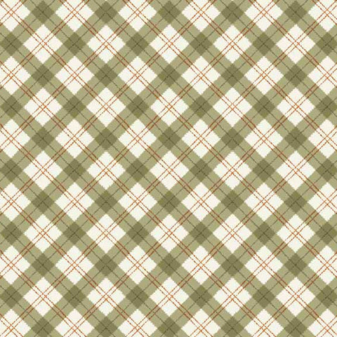 Makower Sherwood 1502/G Plaid Green