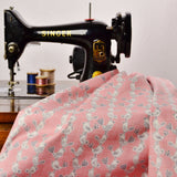 Makower Sophia 1544/P Bird Pink