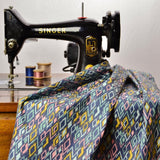 Makower Sophia 1545/S Ikat Diamond Grey