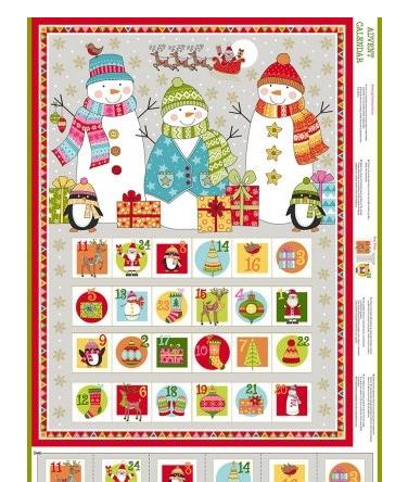 CHRISTMAS Makower  2106 festive Advent Calendar