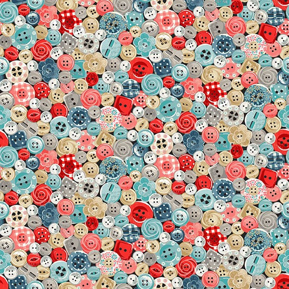 Makower Stitch it Buttons 2136/1