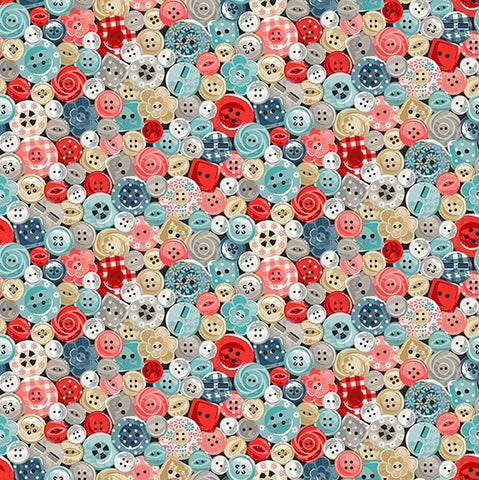 Makower Stitch it Buttons 2136/1