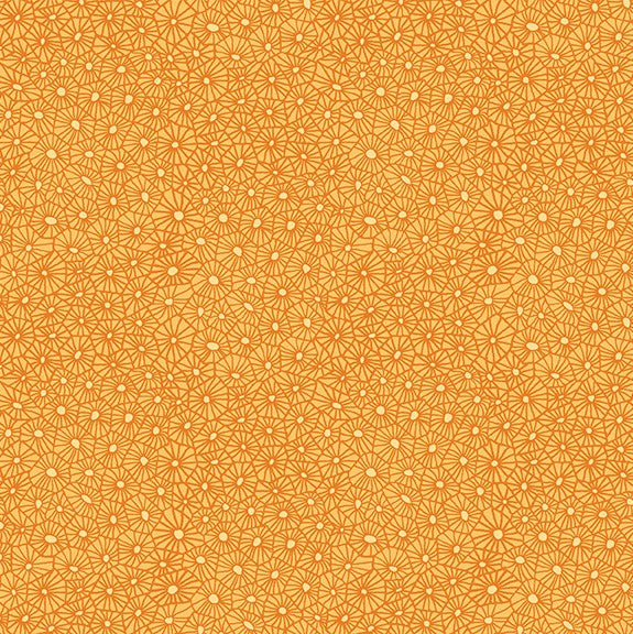 Makower Beth Studley 'Reef' Coral orange 2252/N