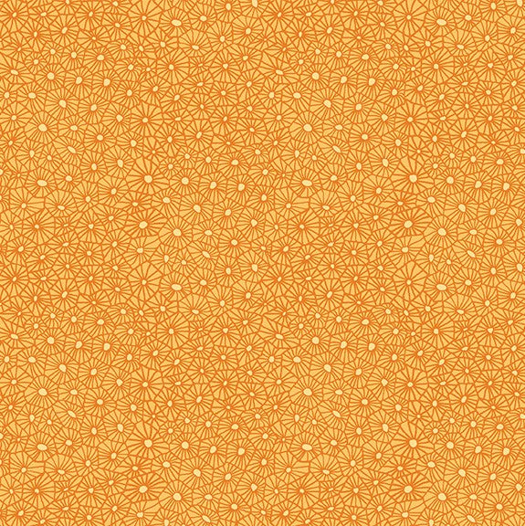 Makower Beth Studley 'Reef' Coral orange 2252/N