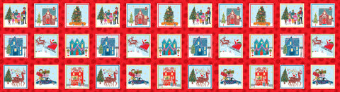 CHRISTMAS Makower Wonderland 14601 Labels