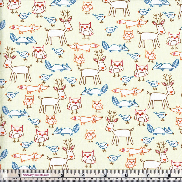 Sew Simple New Kids On The Block SSF47857 Forest Animals