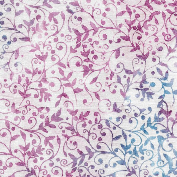 Makower Island Batiks Leafy Scrolls pattern 6/298