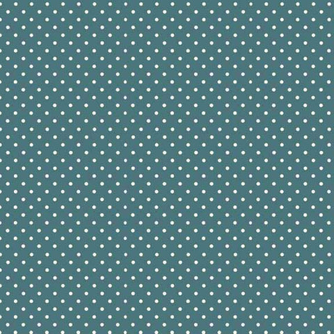 Makower Sophia 830/T7 Spot On Turquoise