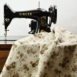Sevenberry Linen/Cotton Mix 85127D3-2 Cream Shabby Chic Floral