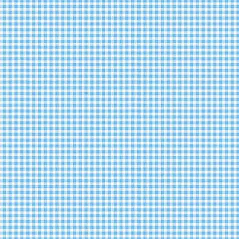 Makower Basics 920/B4 Blue Gingham