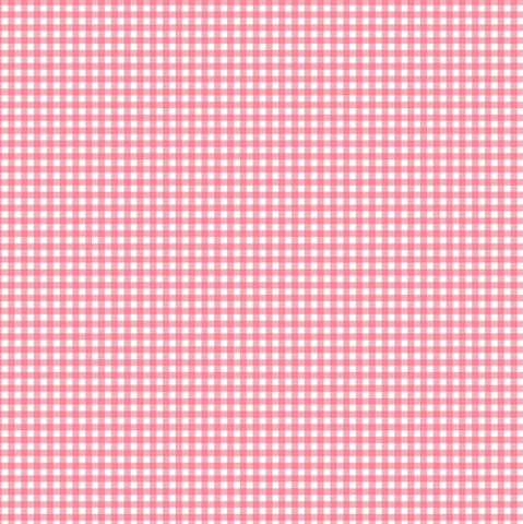 Makower Basics 920/P3 Pink Gingham