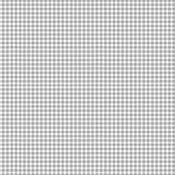 Makower Basics 920/S65 Silver Grey Gingham