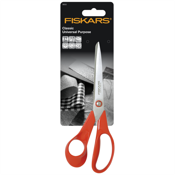 Fiskars® Scissors Classic Universal Purpose 21cm/8.25" F9850 F9853