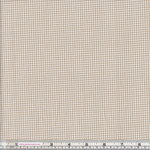Makower Scandi 3 Basics 1616/Q Brown Mini Harlequin