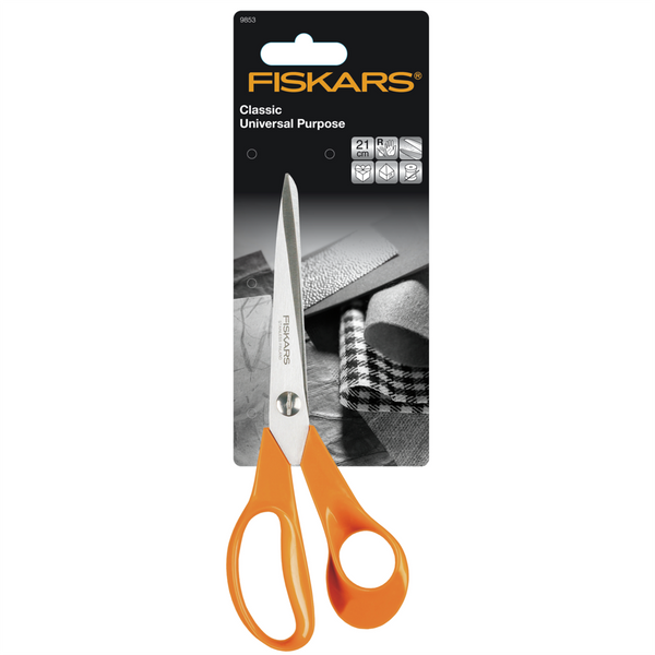 Fiskars® Scissors Classic Universal Purpose 21cm/8.25" F9850 F9853
