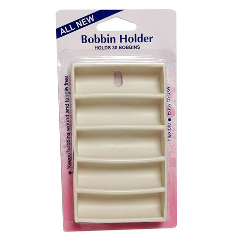 Hemline Cream Silicone Bobbin Holder H158