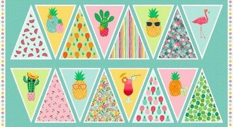 Makower Fruity Friends Bunting 1949